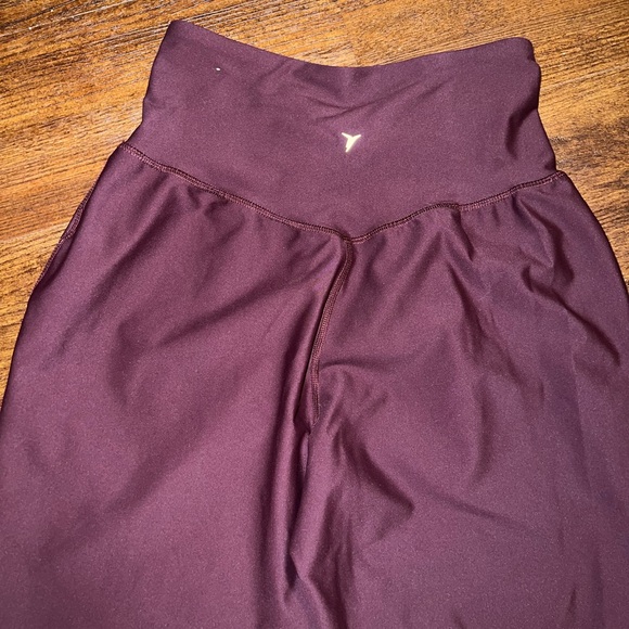 Old Navy Powersoft Activewear High Waisted Maroon Joggers Size S - Picture 5 of 7